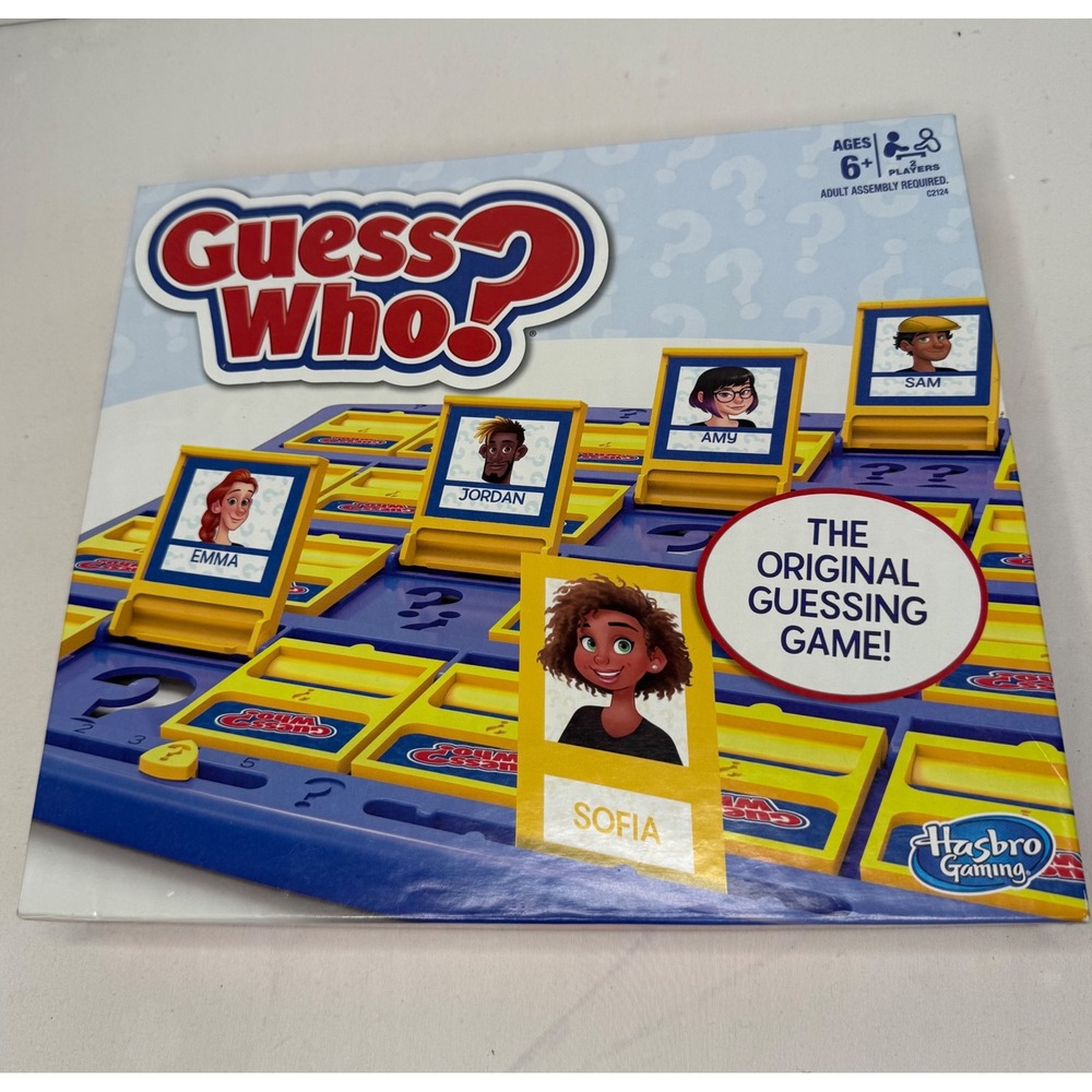 Hasbro Gaming Guess Who Original Guessing Game. Kids Board Game, Used 2018
